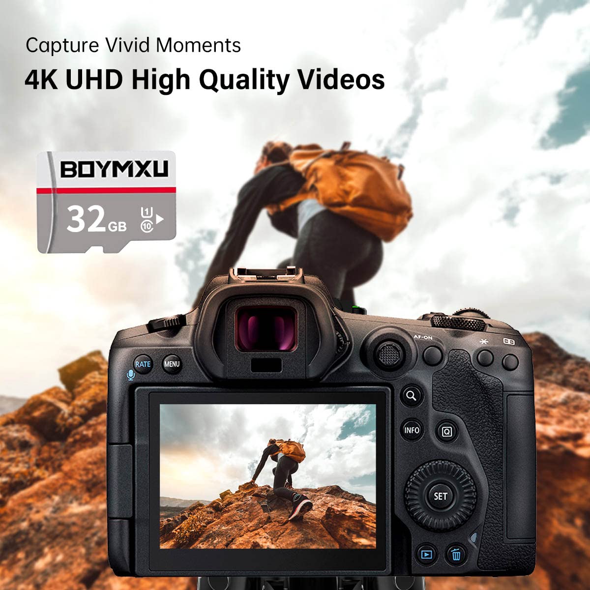 32GB Micro SD Card with Adapter - Class 10 U1 High Speed Memory Card - Compatible with Samsung Tablets, Smartphones, Cameras & Computers - Perfect for 4K Video Recording, Gaming & File Storage - 1 Year Warranty