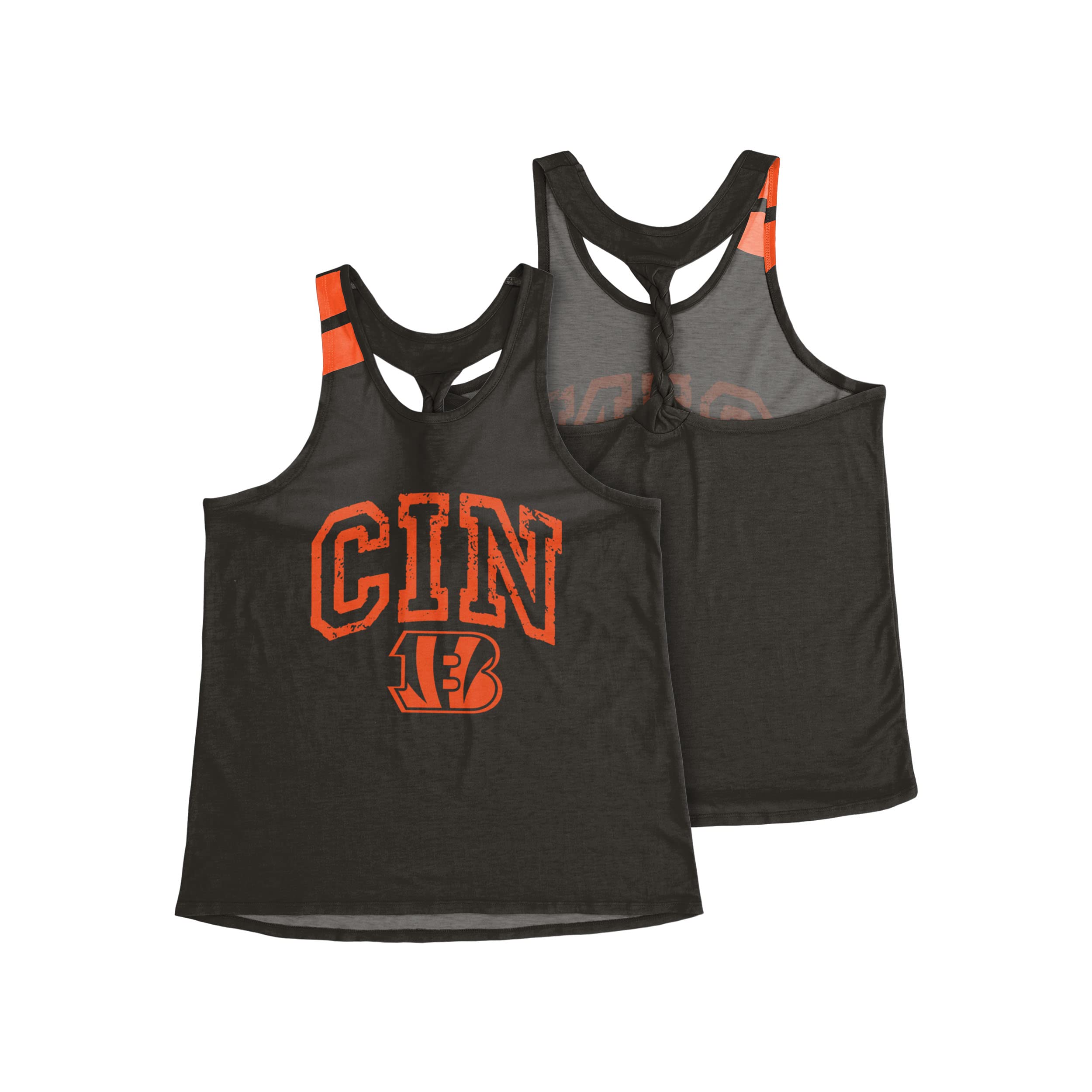 FOCO Women's Team Twist Tank Top - Soft Breathable Workout Shirt for Yoga, Running & Gym - Official Licensed Sports Apparel