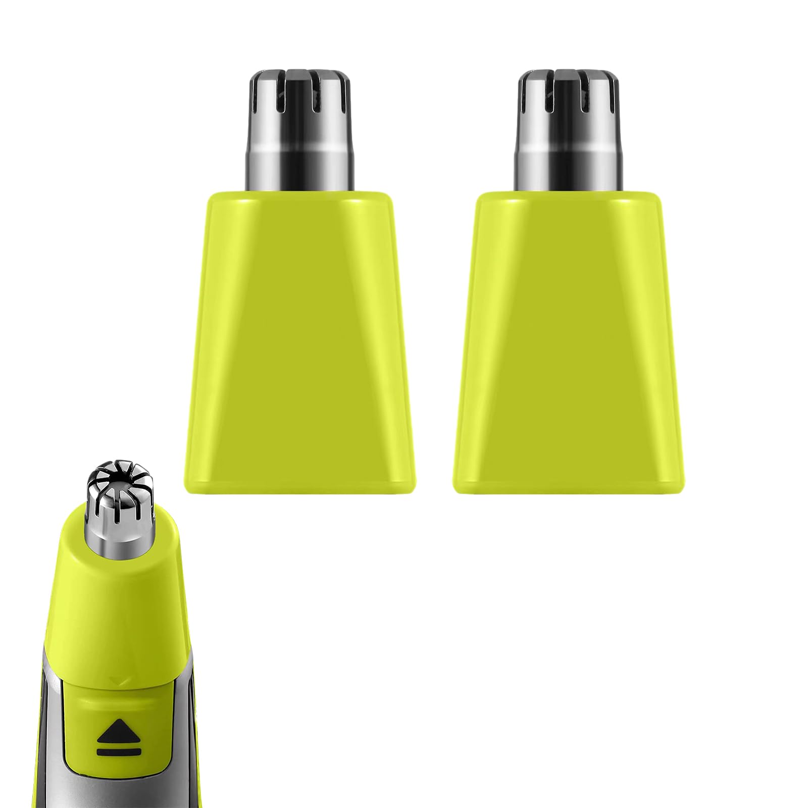 2 Pack Replacement Blades for Philips Norelco OneBlade Trimmer - Nose Hair Trimmer Replacement Heads - Perfect for Grooming, Travel & Personal Care