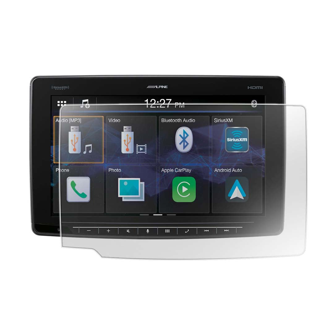 Alpine KTX HF11 Screen Protector for Alpine Halo 11 - HD Clear Anti-Scratch Film for Car Audio Display - Perfect for Road Trips & Daily Commuting