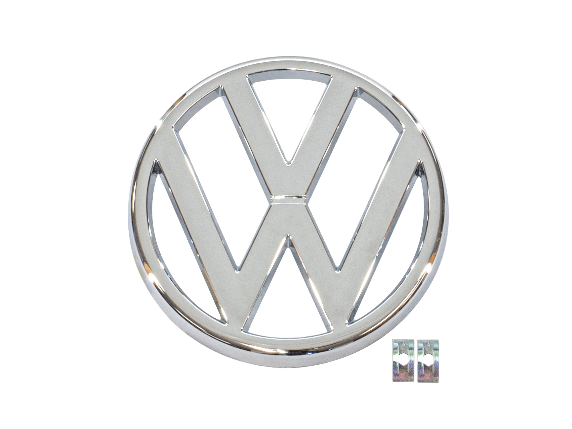 Chrome Front Grille Emblem for Cars - Universal Fit, Durable Auto Accessory - Perfect for Customizing Your Vehicle's Exterior