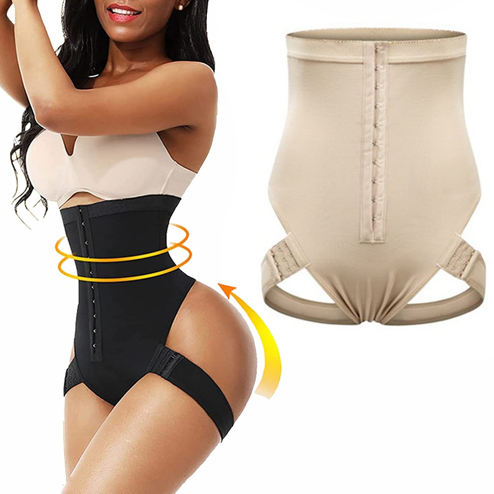 Invisible Cuff Tummy Trainer with Butt Lift - 100% Seamless Shapewear for Women | Waist & Booty Shaper for Slimming & Body Contouring | Perfect for Workouts, Dresses & Everyday Wear