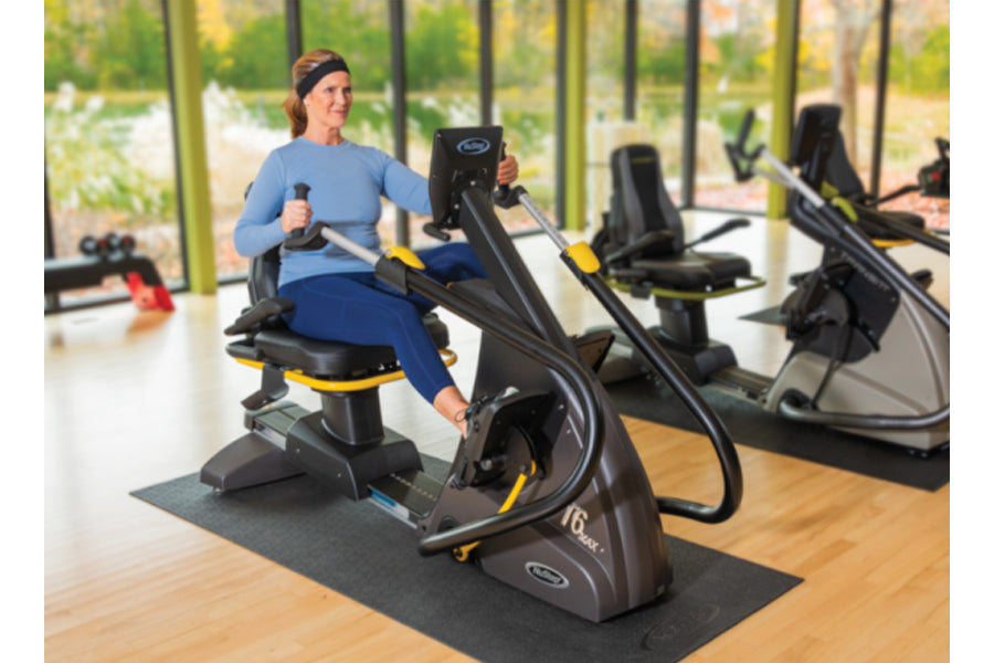 NuStep T6MAX Recumbent Elliptical Stepper Cross Trainer - Low Impact Exercise Machine for Home Gym, Seniors & Physical Therapy - Perfect for Rehabilitation, Cardio Workouts & Full-Body Training