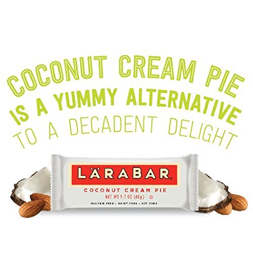 Larabar Coconut Cream Pie Fruit & Nut Bar - Gluten Free, Vegan, Non-GMO - 5 Count (8.5 oz) - Healthy Snack for Hiking, Travel & On-the-Go Energy