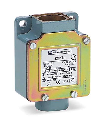 1NC/1NO Limit Switch Body - NEMA 1,2,3,4,12 & IP66 Rated - Heavy Duty Industrial Safety Switch for Machinery, Conveyors, and Automation Equipment