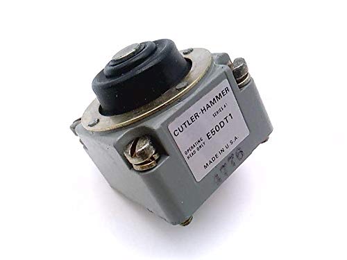 Cutler Hammer E50DT1 Heavy Duty Limit Switch Head with Top Pushbutton - Momentary Action for Industrial Machinery and Automation Systems