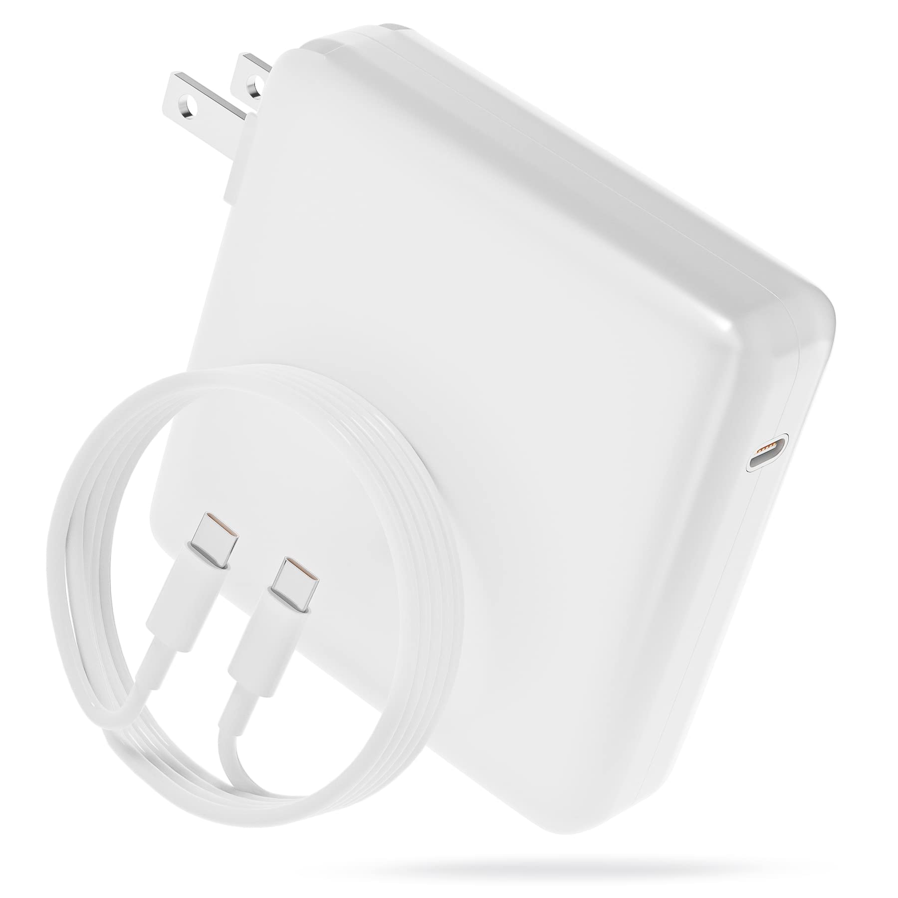96W USB C Fast Charger for MacBook Air/Pro & iPad Pro - Includes 2M USB C to C Cable - Perfect for Travel, Office & Home Charging