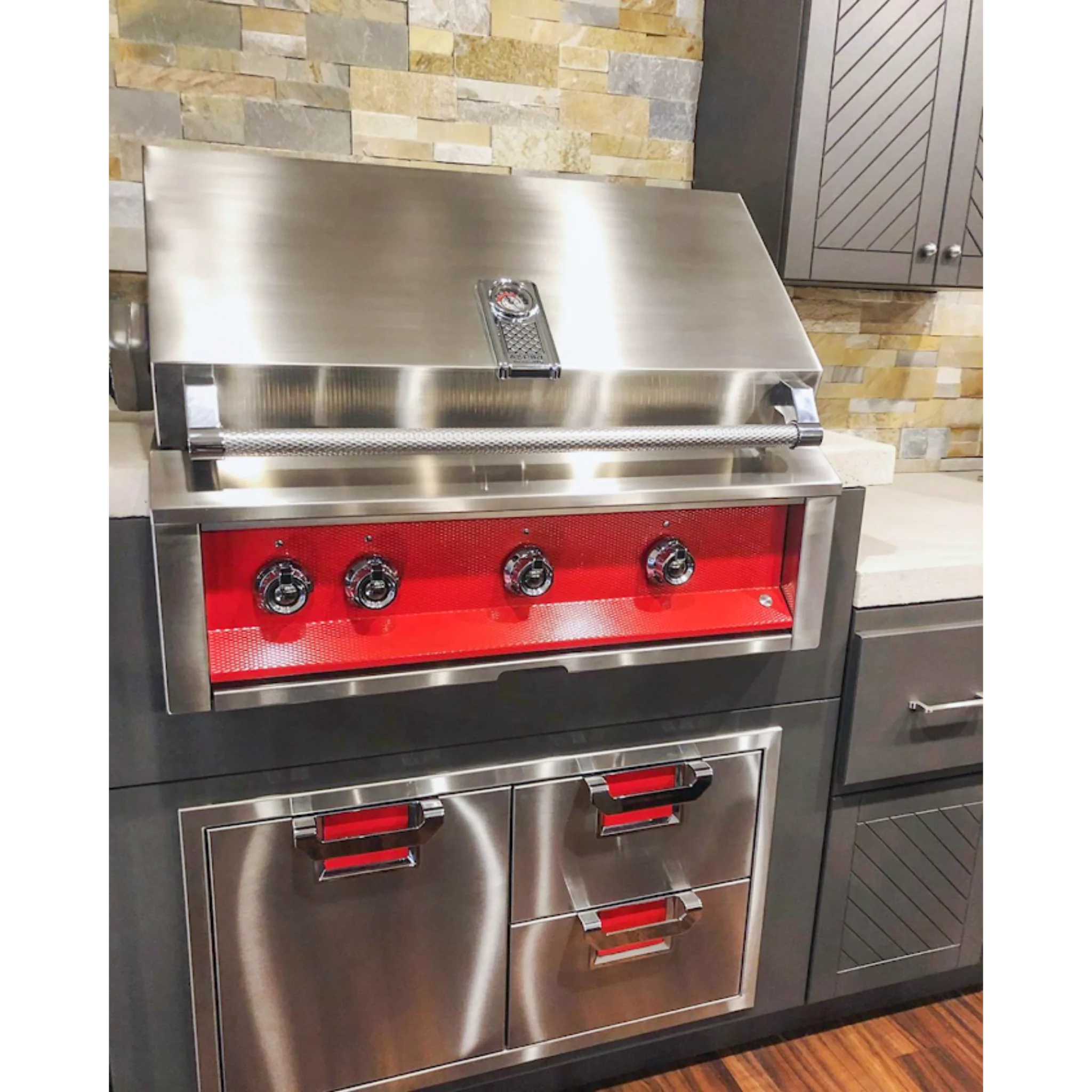 Hestan GBR36 36-Inch Built-In Gas Grill - Premium Stainless Steel Outdoor BBQ Grill for Backyard, Patio, and Deck Cooking