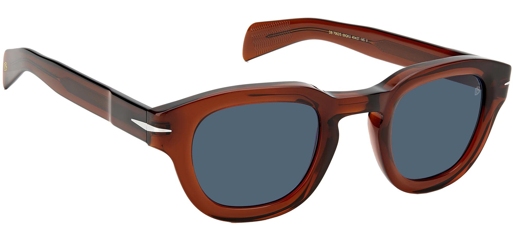 David Beckham DB 7062/S 09Q Brown Sunglasses for Men - 45mm Lens, 27mm Bridge, 145mm Temple - Perfect for Driving, Outdoor Sports & Fashion Accessories