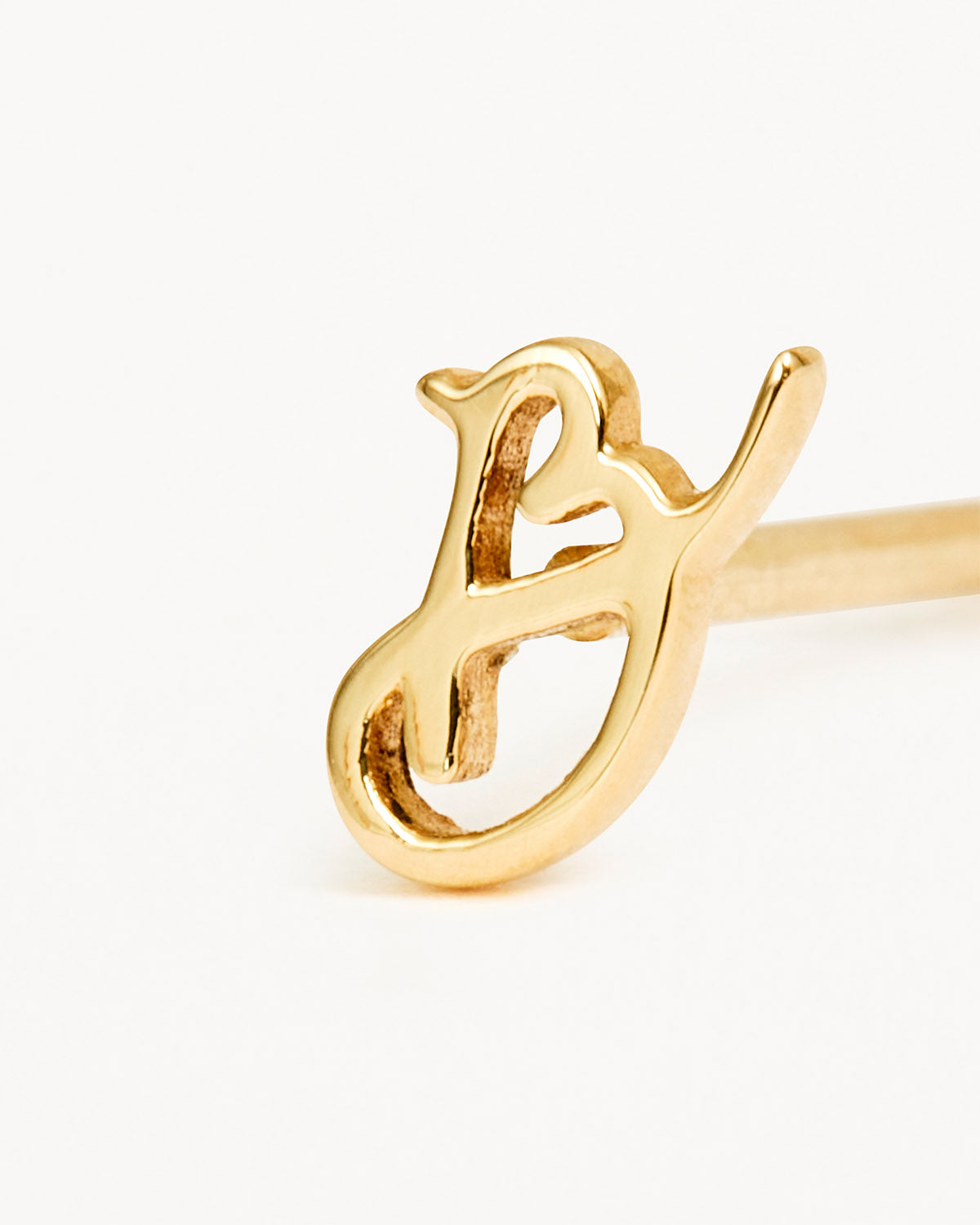 14K Solid Gold Love Letter Earrings - Dainty Romantic Jewelry for Women - Perfect Gift for Anniversary, Valentine's Day & Everyday Wear