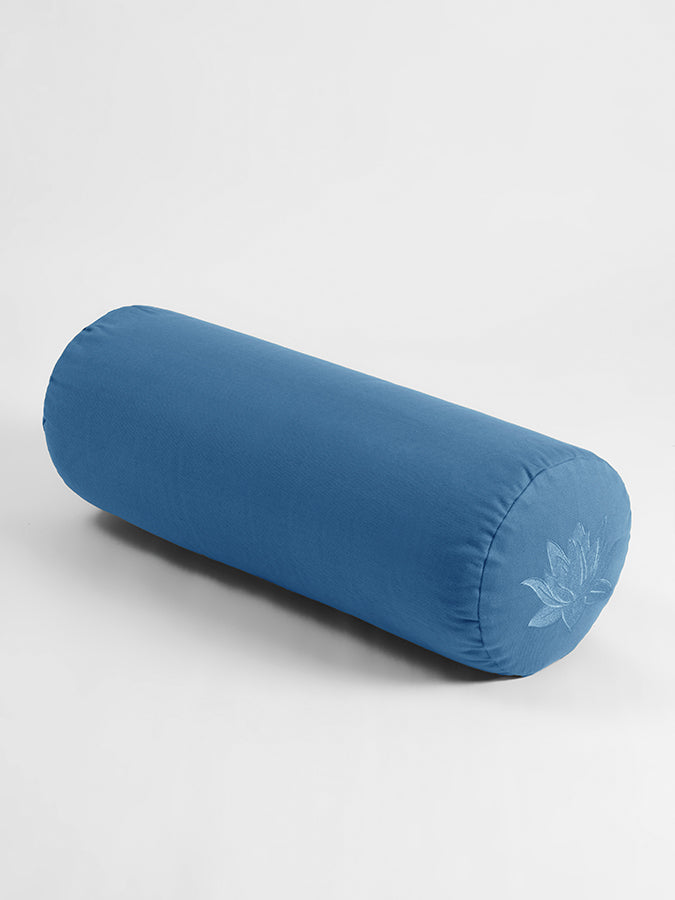 Organic Cotton Buckwheat Meditation Bolster Cushion for Yoga & Zen Relaxation - Perfect for Yoga Studios, Home Meditation & Stress Relief