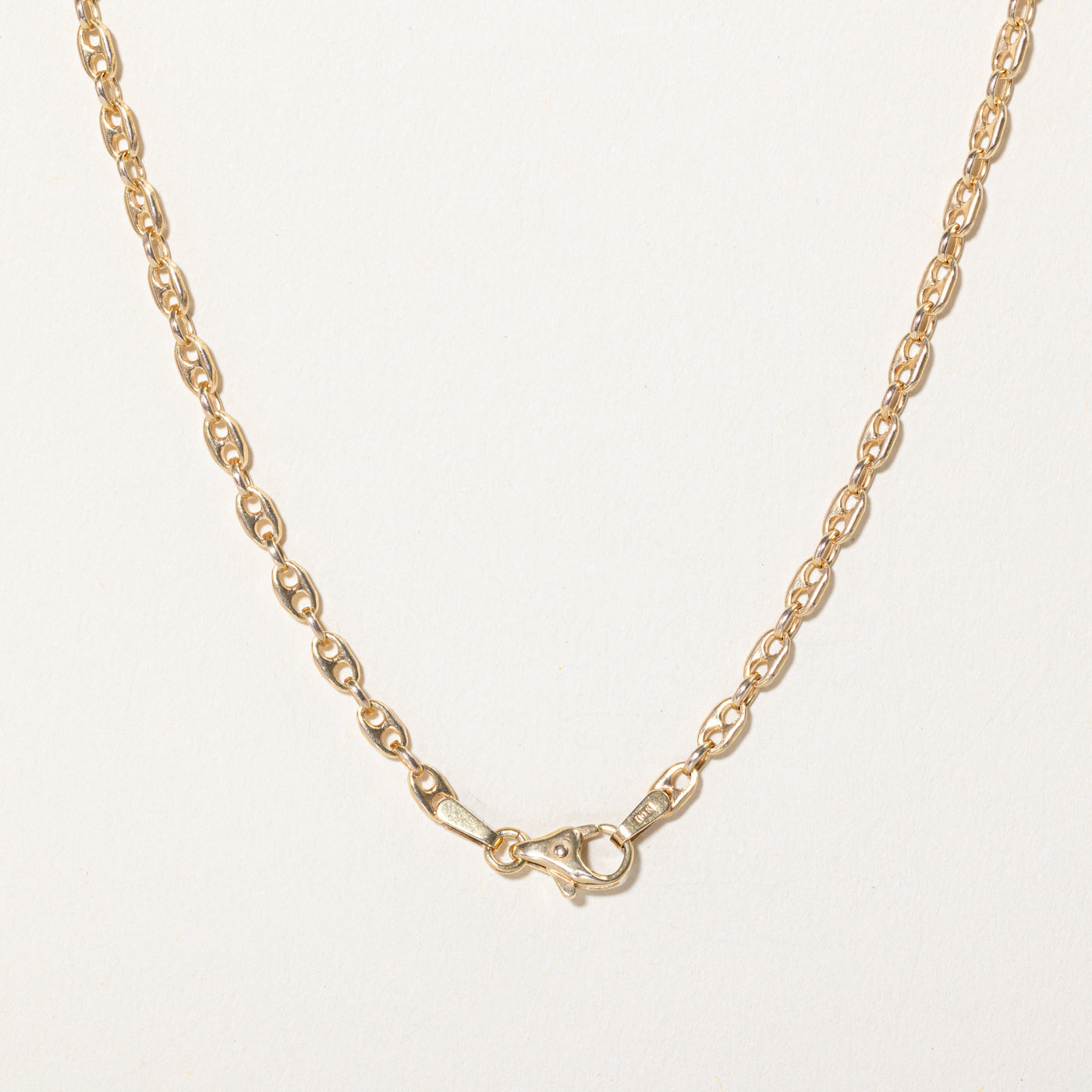 10K Yellow Gold Anchor Link Chain Necklace - 26 Inch Solid Gold Rope Chain for Men & Women - Perfect for Layering, Gifts & Everyday Wear