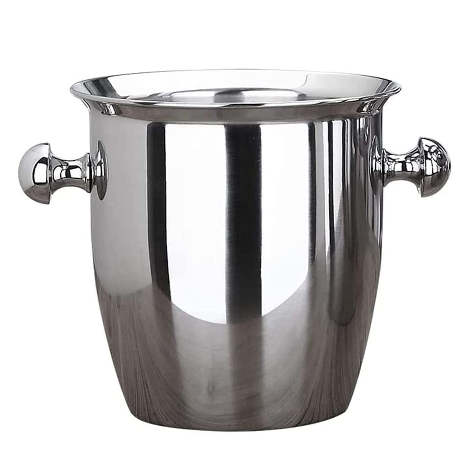 Muuunann Stainless Steel Ice Bucket for Champagne & Drinks - 2L Premium Party Cooler Keeps Ice Frozen Longer - Perfect for Christmas Parties, Backyard BBQs, Outdoor Bars & Wedding Receptions