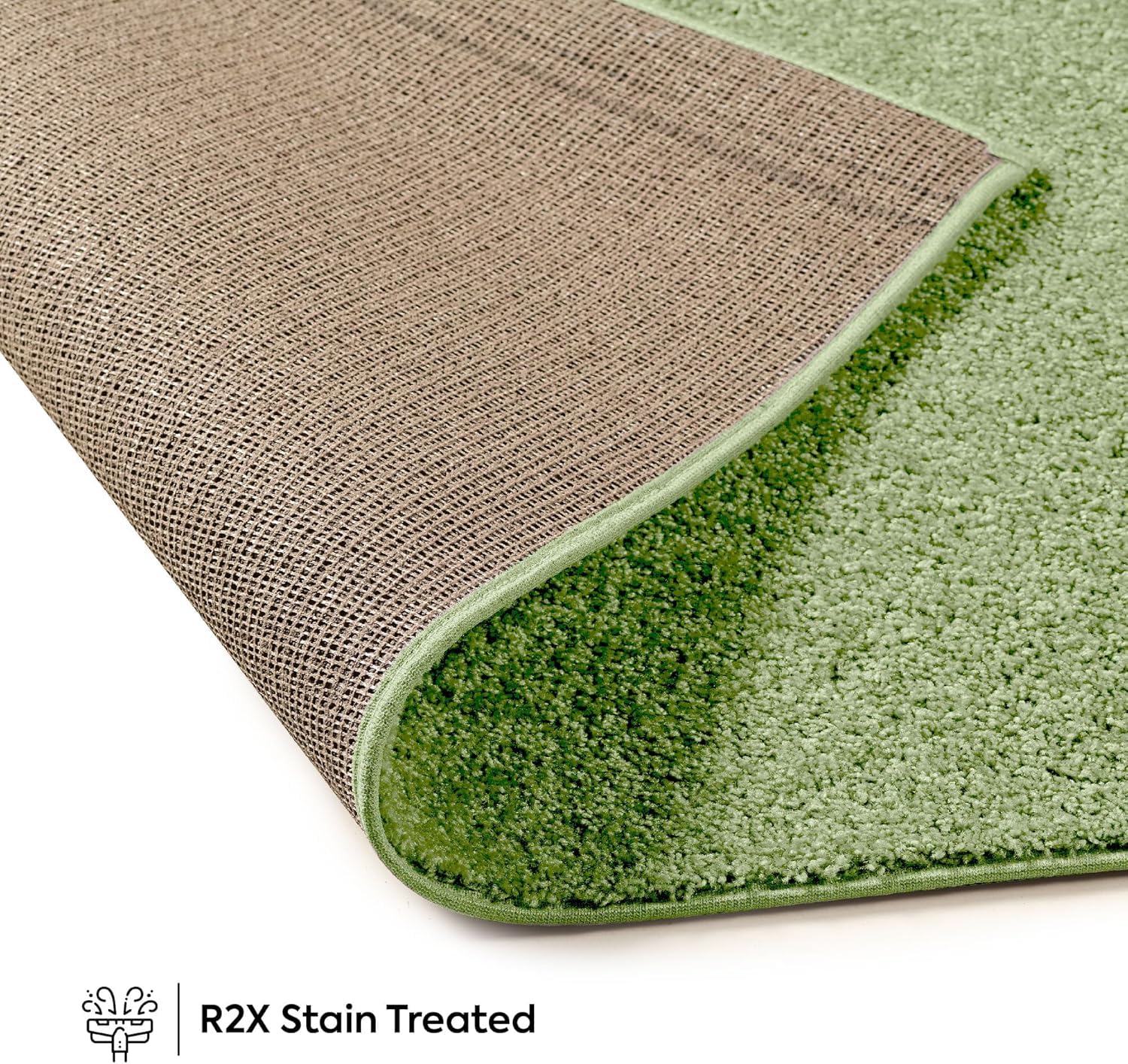 Galaxy Way Kids Favorite Area Rugs - 5' Hexagon Lime Green Indoor Carpet | Stain Resistant & Durable | Perfect for Living Room, Bedroom, Nursery, Playroom | Pet & Child Safe Non-Slip Rug | Made in USA | Great for Home Decor, Birthday Gifts & Wedding Presents