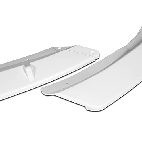 3PCS Front Bumper Lip Kit for 2015-2017 Toyota Camry - STP Style Splitter Trim Protection Spoiler & Air Dam Chin Diffuser (Painted White) | Enhances Aerodynamics & Sporty Look for Street Racing & Car Shows