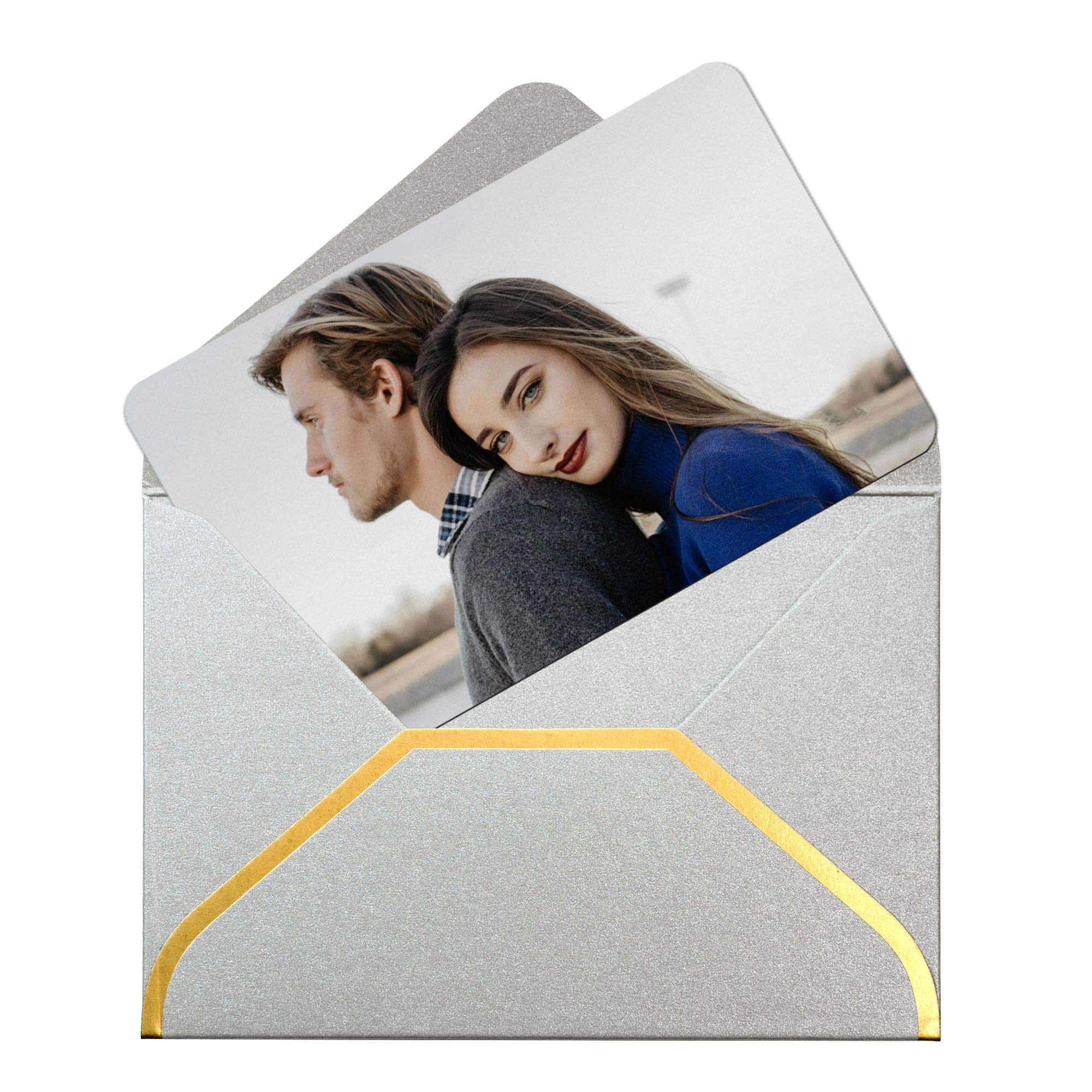 Personalized Engraved Wallet Insert Card with Custom Photo & Text - Perfect for Anniversaries, Weddings & Gifts for Loved Ones