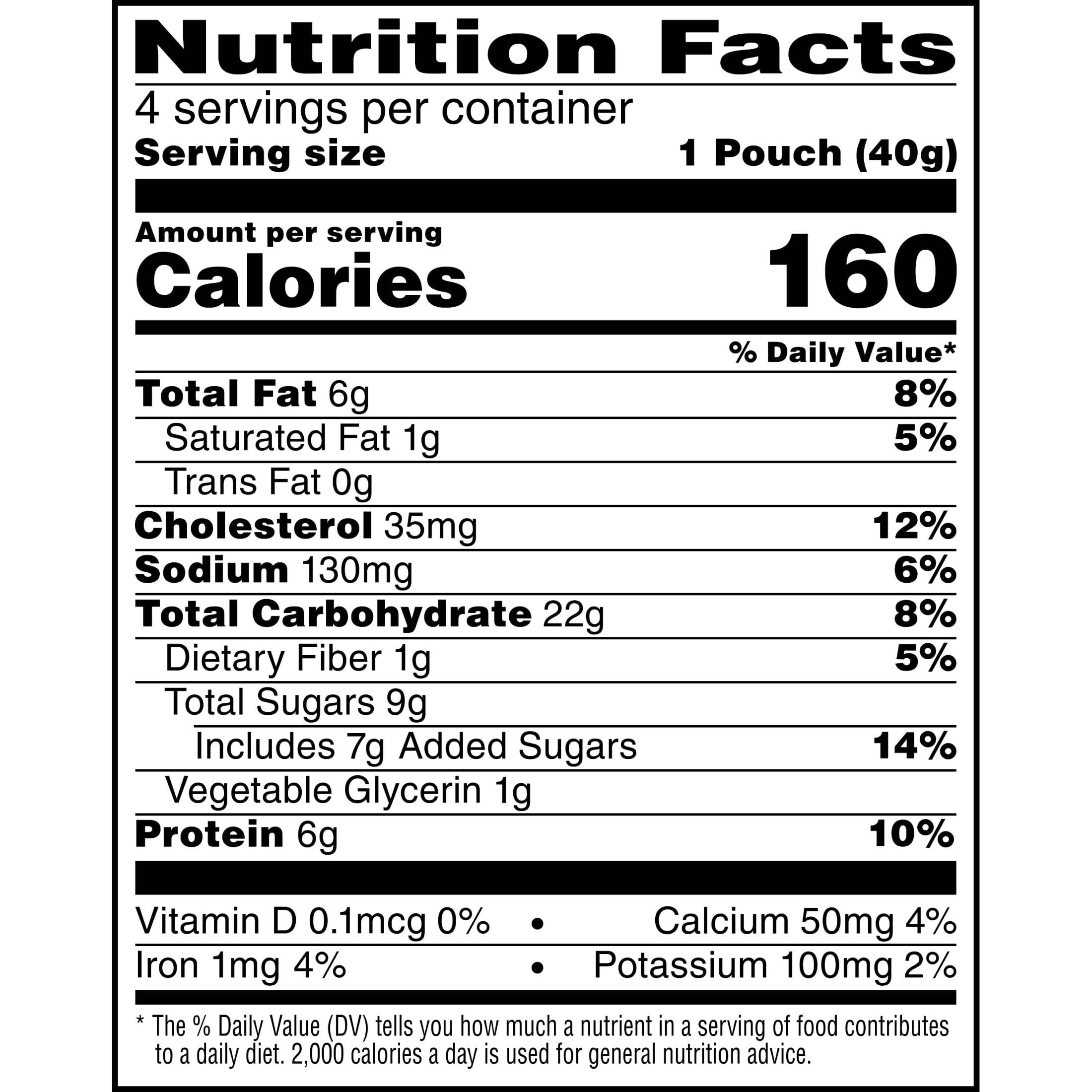 Nutri-Grain Power-Fulls Soft Baked Oat Bites - High Protein Snacks, Whole Grain Strawberry Flavor (5 Boxes, 20 Pouches) - Perfect for On-the-Go Breakfast, Office Snacks & Post-Workout Energy Boost