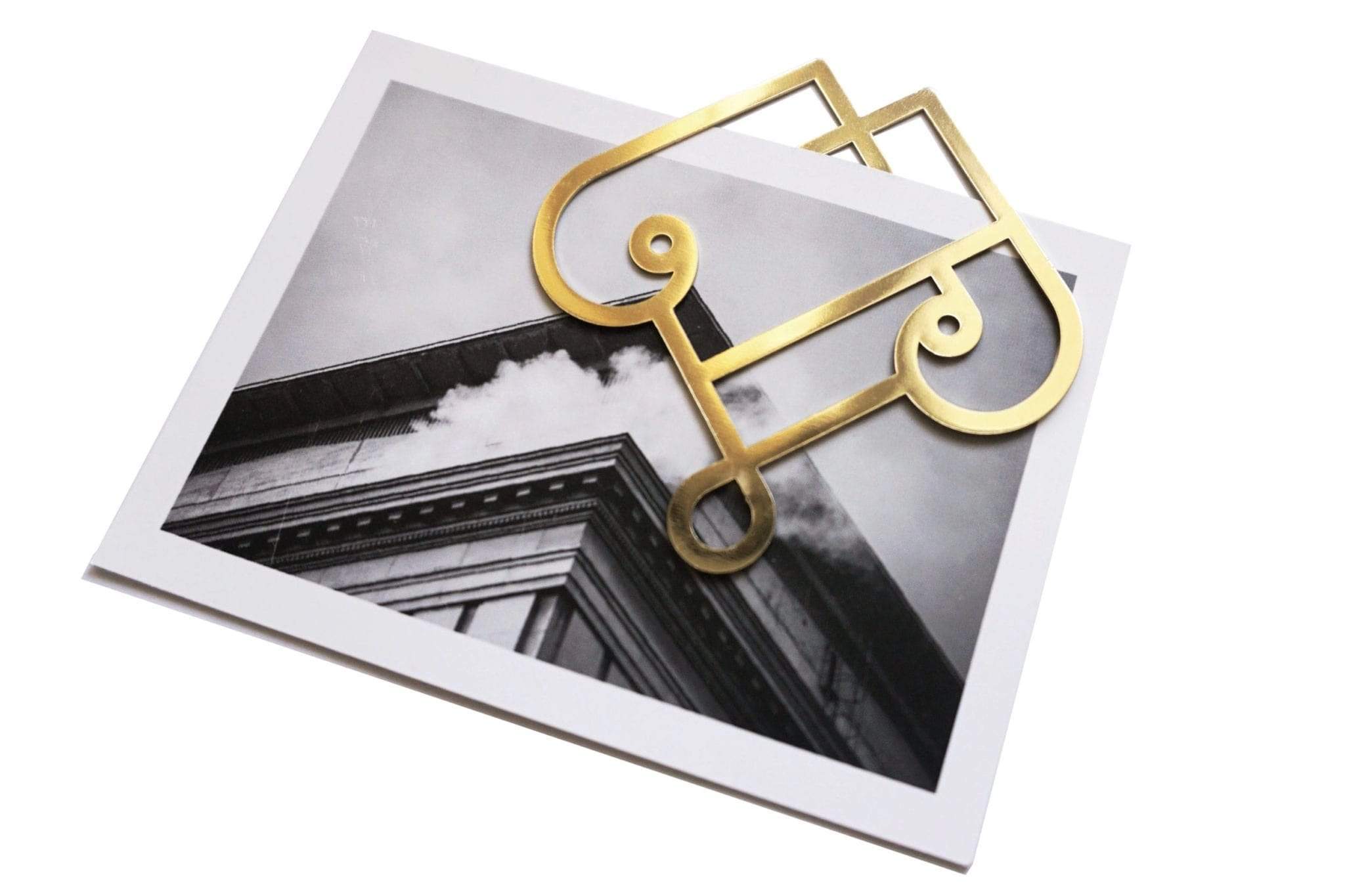 Brass Motif Paper Clips - Decorative Office Supplies for Organizing Documents | Perfect for Home, Office & School Use