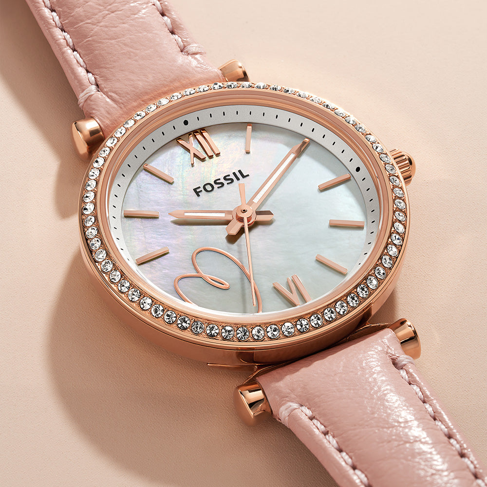 Fossil ES5268 Carlie Women's Stainless Steel Watch - Elegant & Durable for Everyday Wear, Office & Casual Outfits