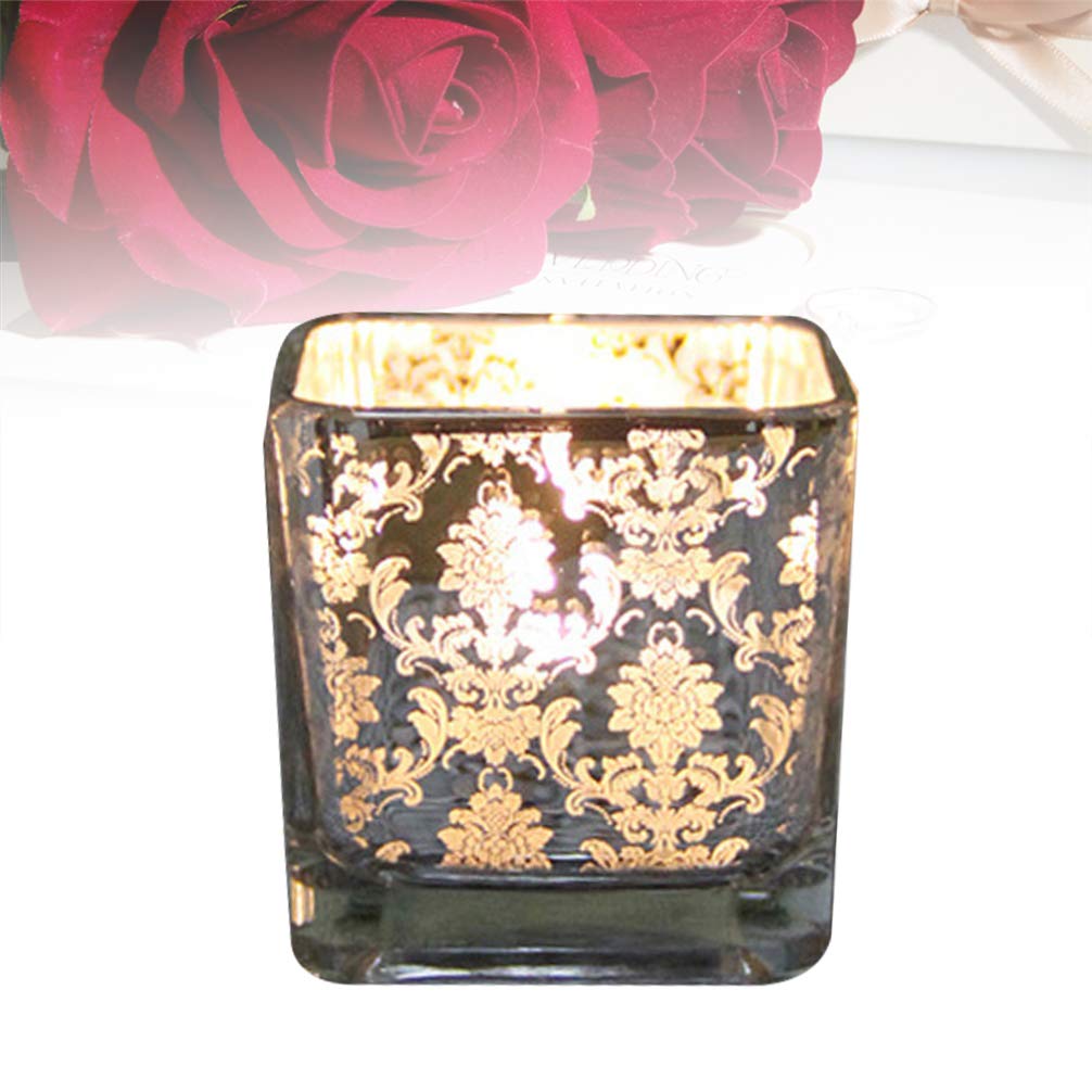 Uonlytech Glass Candle Holders - Elegant Candlesticks & Candle Light Holders for Home Decor, Wedding Centerpieces, and Romantic Dinner Settings