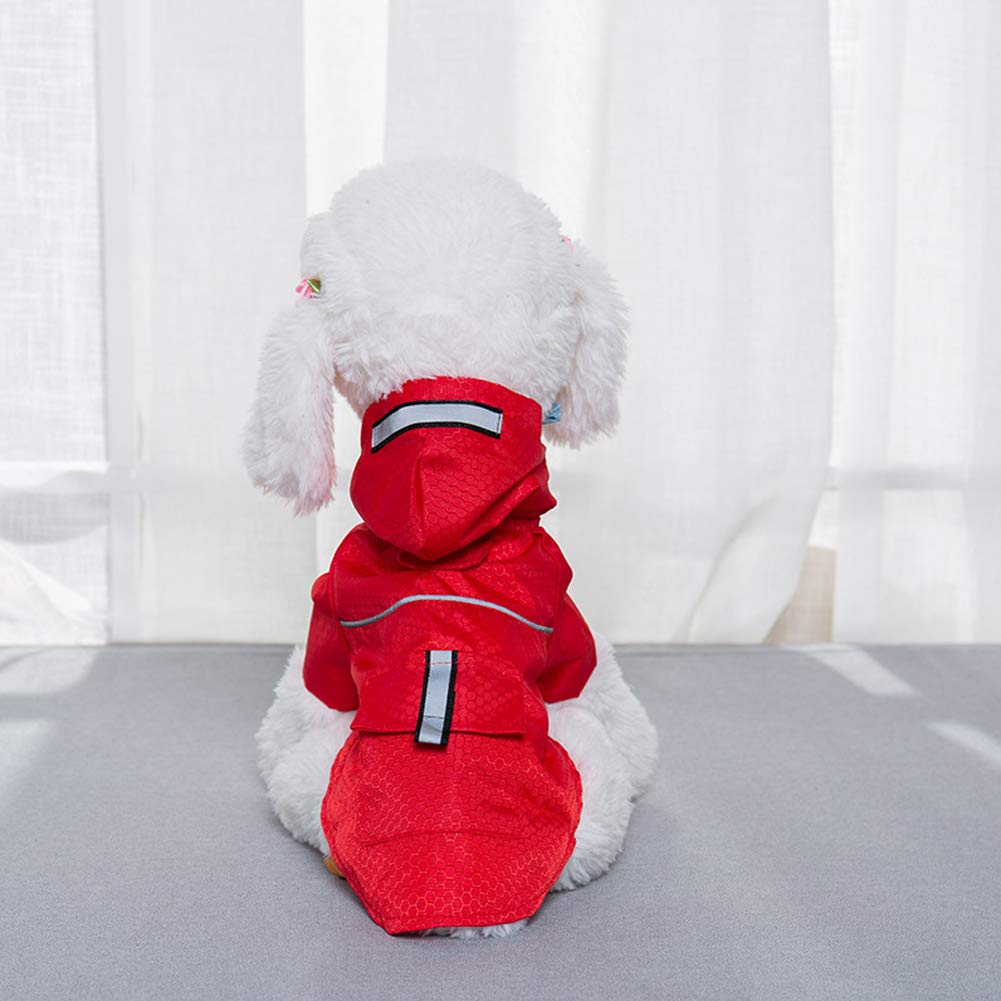 Waterproof Reflective Dog Raincoat - Adjustable Pet Coat for Small Dogs & Cats | Outdoor Walking, Hiking & Rainy Day Protection