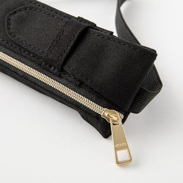 Premium Bookband Pen Case for B6 & A5 Notebooks - Durable & Stylish Black Organizer for School, Office & Travel Essentials