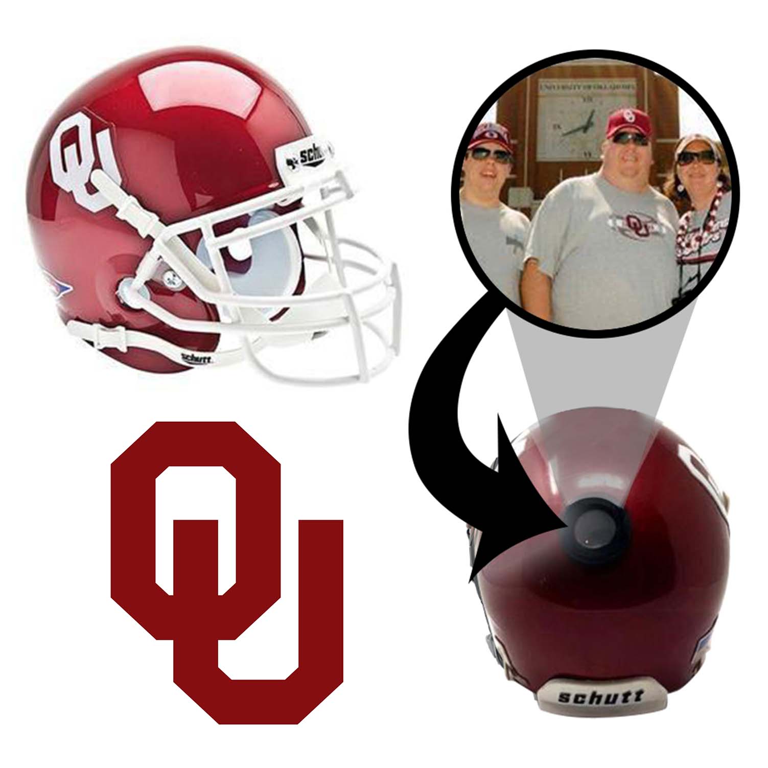 Oklahoma Sooners College Football Mini Helmet - Authentic NCAA Collectible - FANZ Collectibles - Perfect for Fans, Display, and Gifts