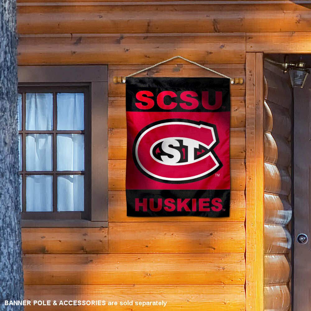 St. Cloud State Huskies Banner House Flag - College Team Spirit Outdoor Decoration for Game Day, Tailgating & Home Decor