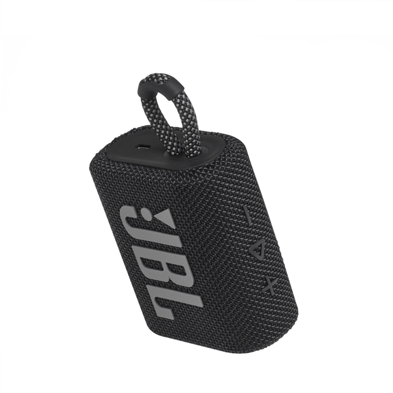 JBL GO 3 Portable Bluetooth Speaker - Black | Wireless Speaker for Outdoor, Travel, Beach & Home Use