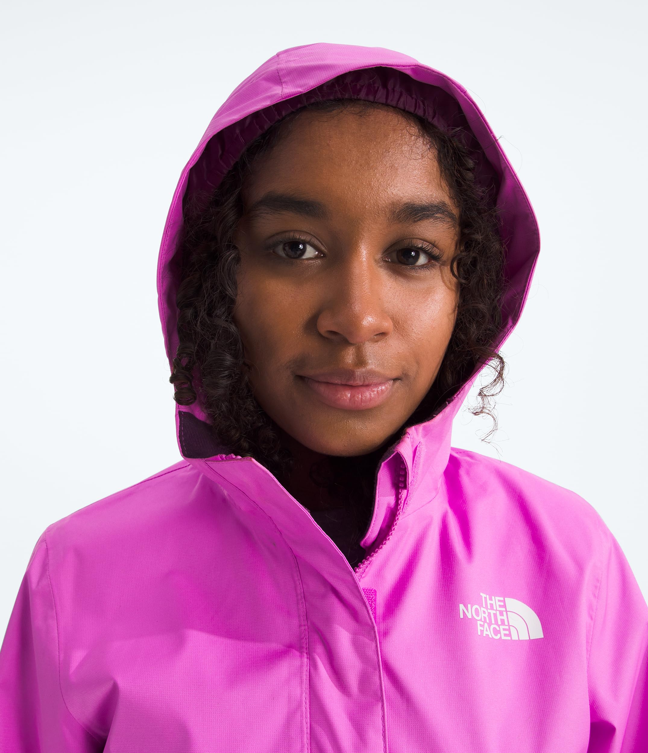 THE NORTH FACE Girls' Antora Waterproof Rain Jacket - Lightweight Windproof Hooded Coat for Outdoor Activities, Hiking & School (Toddler & Kids Sizes)