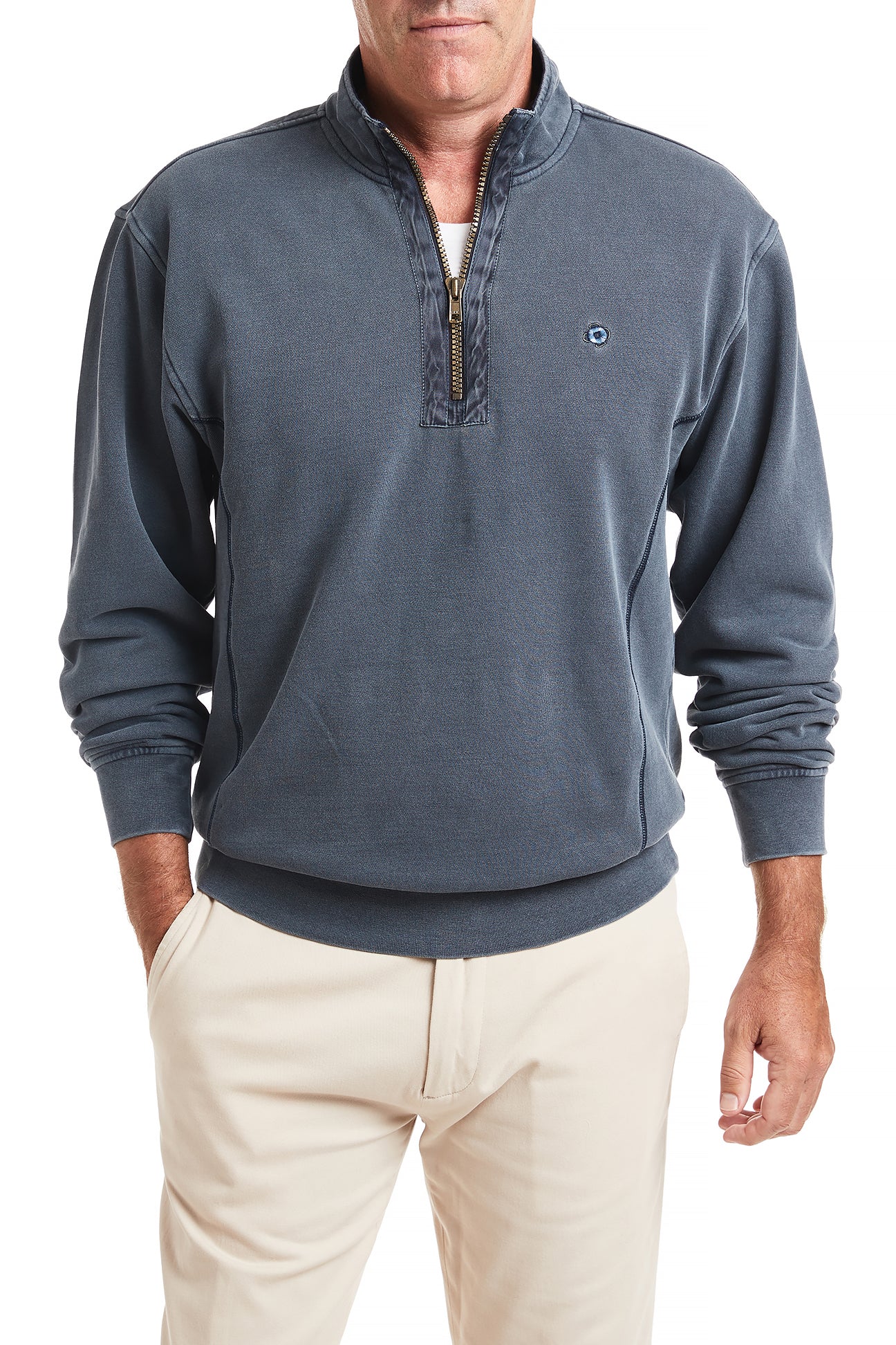 Breakwater Quarter Zip Fleece Pullover - Charcoal Gray for Men | Lightweight & Warm Outdoor Layering for Hiking, Camping & Casual Wear