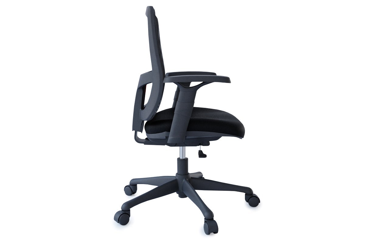 Shrike Ergonomic Office Chair - Adjustable Lumbar Support & Breathable Mesh Back - Home & Office Desk Chair for Long Hours Sitting - Perfect for Gaming, Working & Studying
