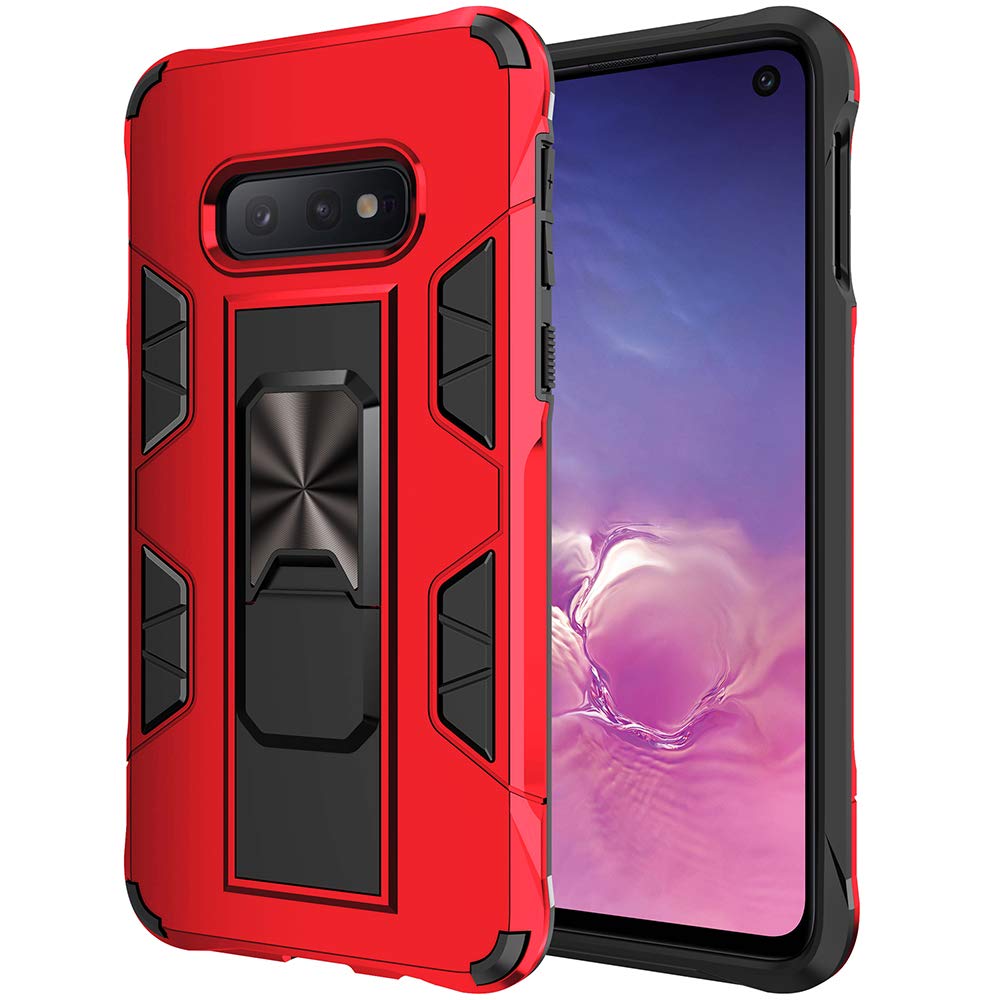 **Samsung Galaxy Note 8 Case - Military Grade Shockproof Cover with Built-in Kickstand, Heavy Duty Armor Protection - Perfect for Outdoor, Travel & Daily Use (Red)**