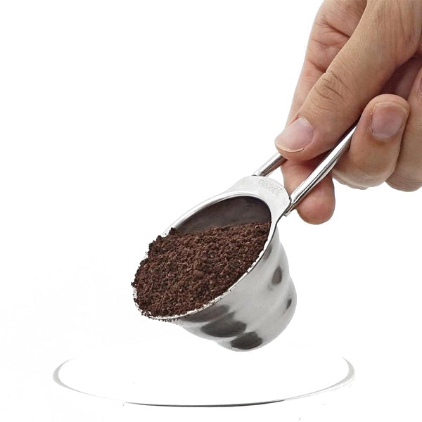 Hario Coffee Scoop - Stainless Steel Measuring Spoon for Coffee Beans & Grounds - Perfect for Espresso, French Press, Pour Over & Drip Coffee Makers