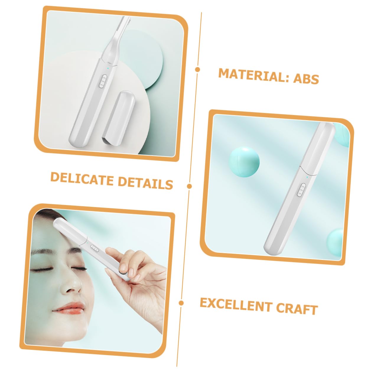 NOLITOY Electric Eyebrow Trimmer for Women & Men - USB Rechargeable Eyebrow Razor & Facial Hair Shaver - Precise Grooming Tool for Eyebrows, Upper Lip & Makeup Removal - Perfect for Travel & Home Use