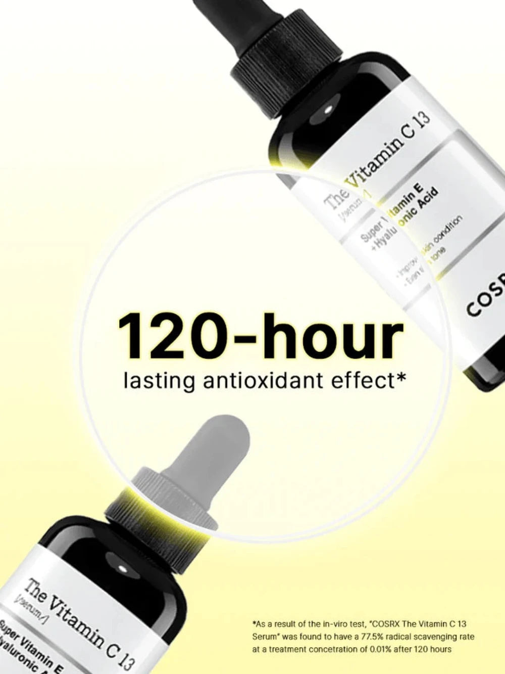 COSRX Vitamin C 13 Brightening Serum 20ml - Korean Skincare for Dark Spots & Glowing Skin | Day & Night Facial Treatment for Even Tone
