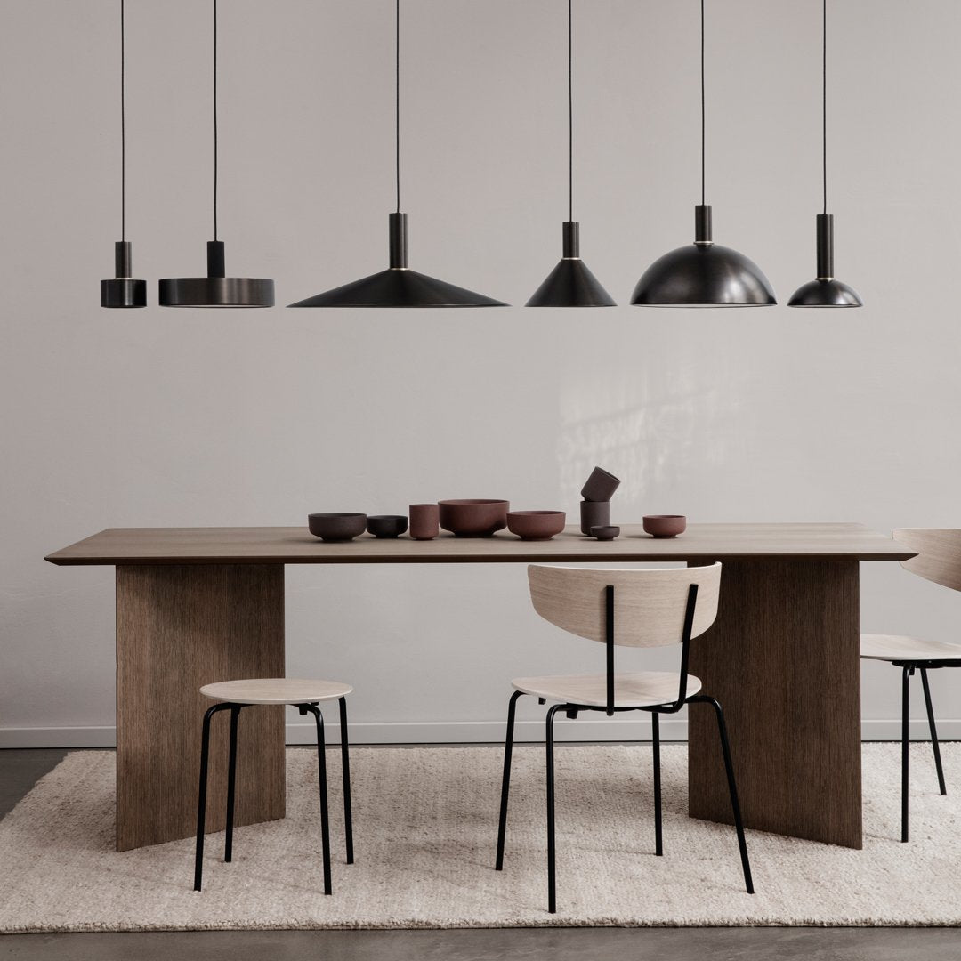 Ferm Living Disc Shade Collection - Modern Scandinavian Pendant Lighting for Living Room, Bedroom & Dining Room Decor