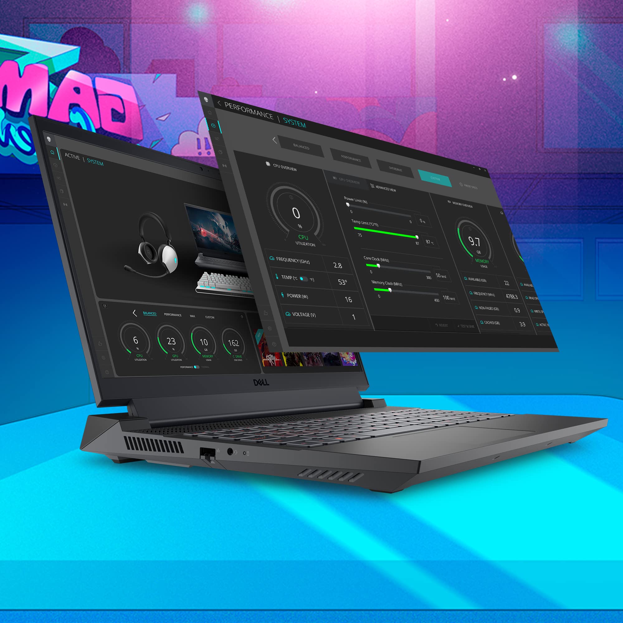 Dell G15 5530 Gaming Laptop - 15.6