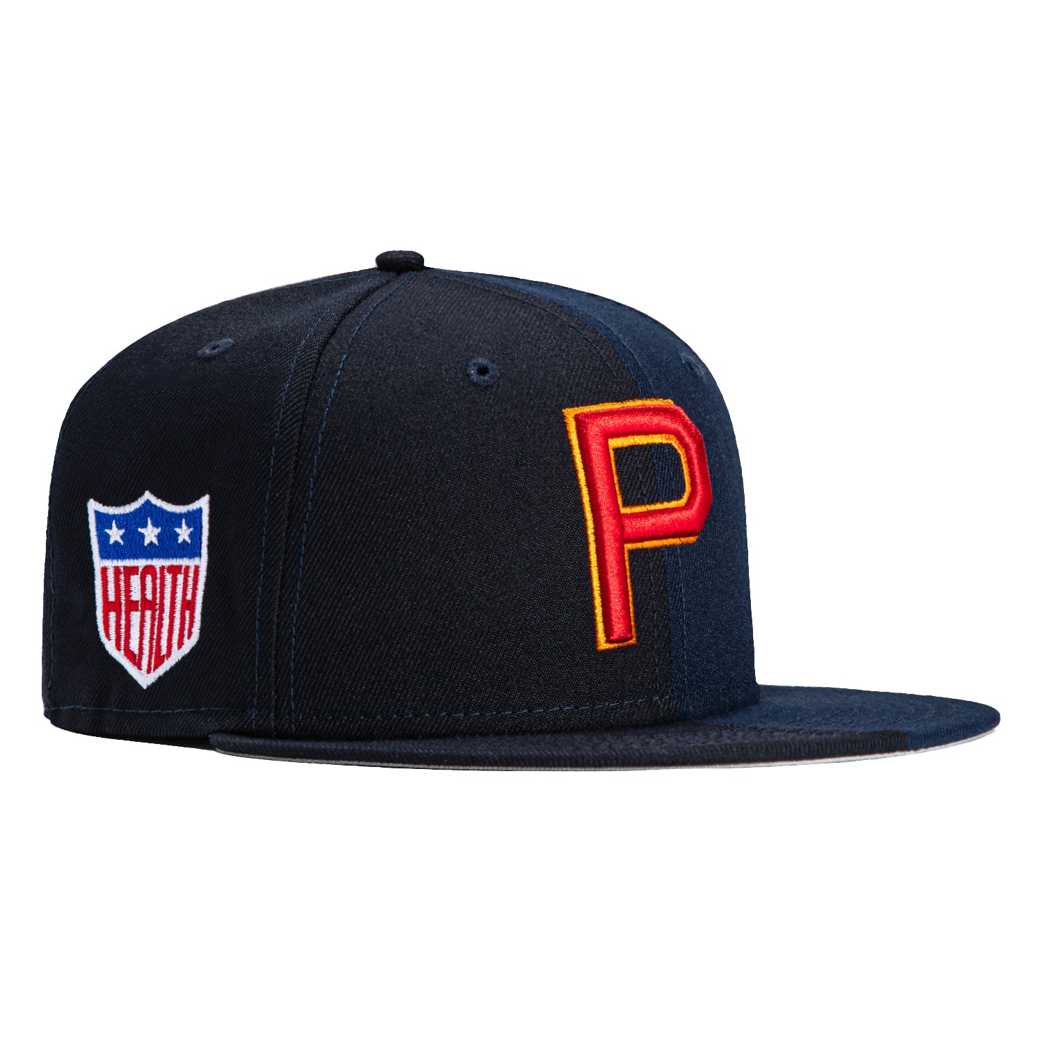New Era 59Fifty Philadelphia Phillies 1992 World Series Patch Split Snapback Hat - Navy & Light Blue Baseball Cap for Men, Sports Fans & Collectors | Game Day, Casual Wear & Memorabilia Collection