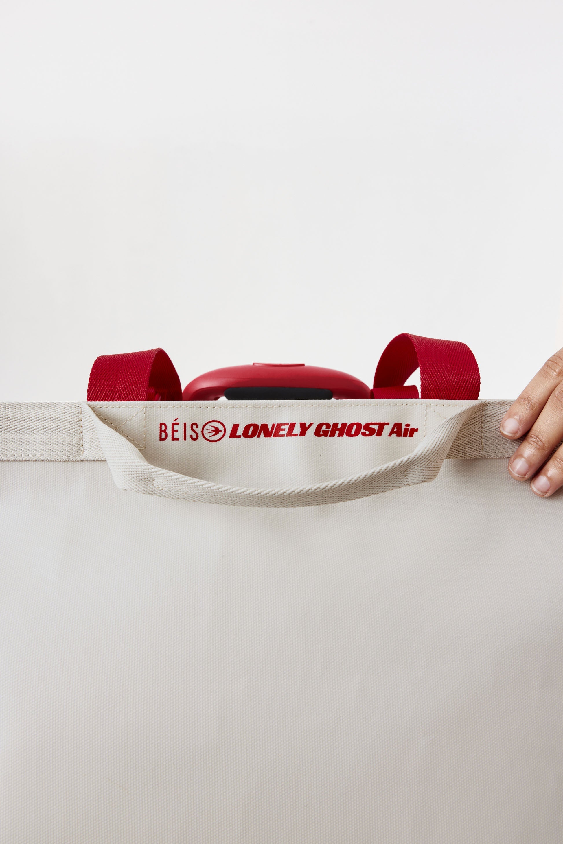Premium Ghost White Travel Tote Bag - Waterproof & Spacious Carryall for Women | Perfect for Weekend Getaways, Beach Trips & Airplane Travel