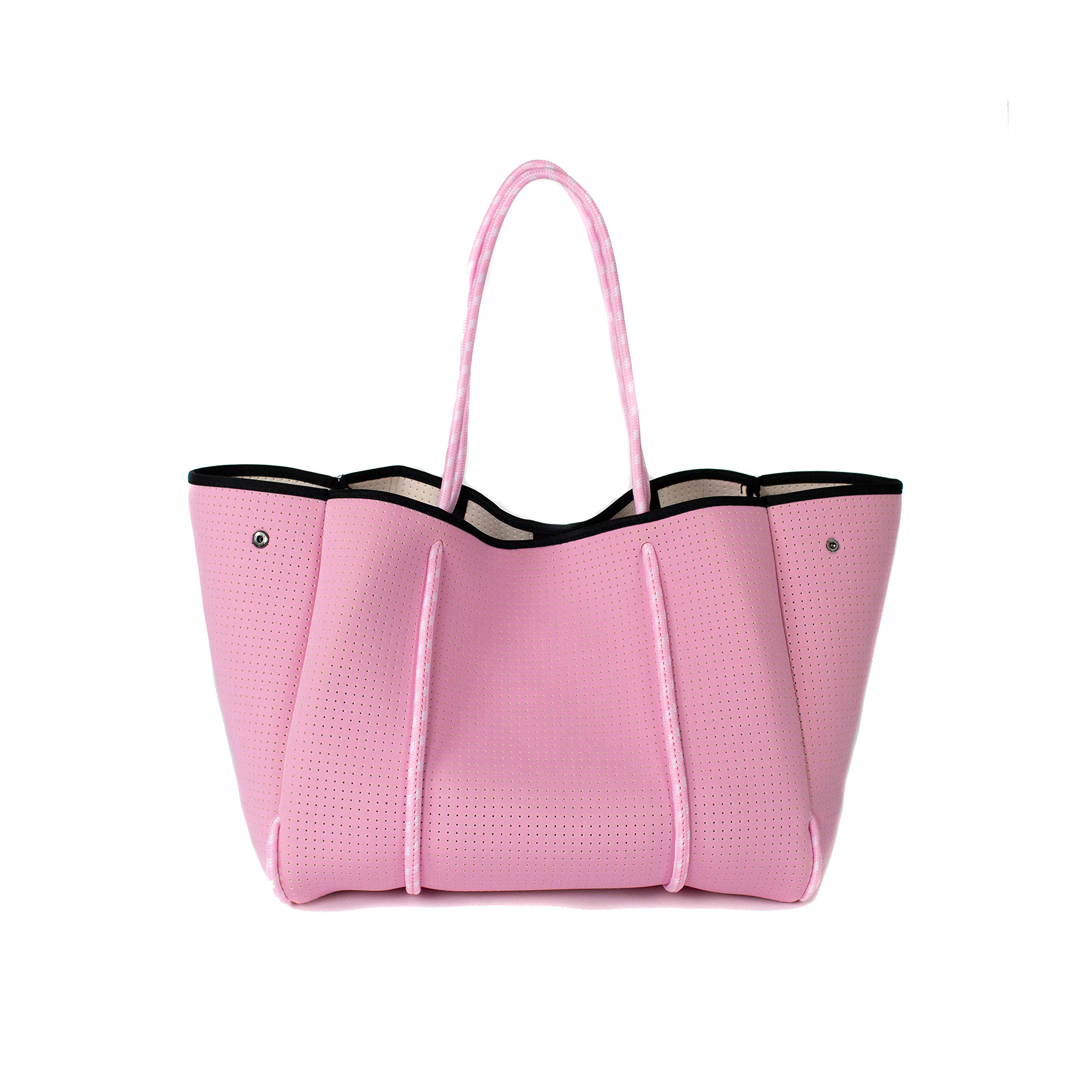 POPUPS Neoprene Large Tote Bags - Lightweight Water-Resistant Beach Bag for Women, Gym, Shopping & Travel | Durable Reusable Grocery Tote with Pockets