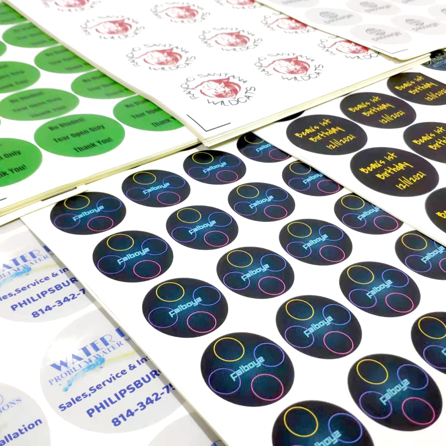 Custom Business & Event Labels - Personalized 1.5
