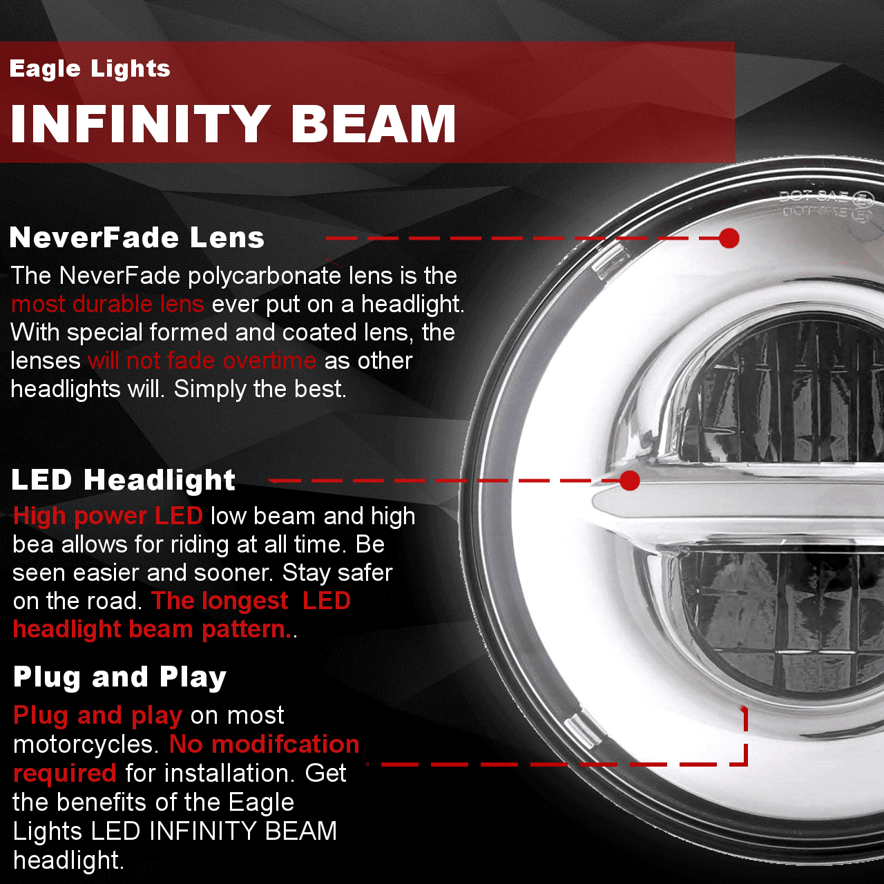 Eagle Lights Infinity Beam Series 5 3/4