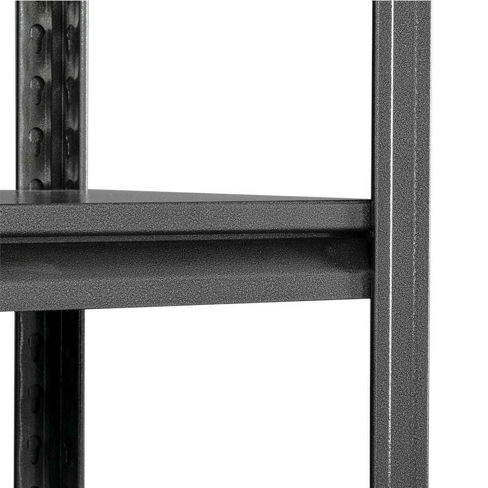 Heavy Duty 5-Tier Adjustable Steel Storage Rack - Multi-Use Organizer for Closet, Garage, Office & Bookshelf - Space Saving Solution by Magaz Storagerack - Perfect for Home Organization & Storage Needs