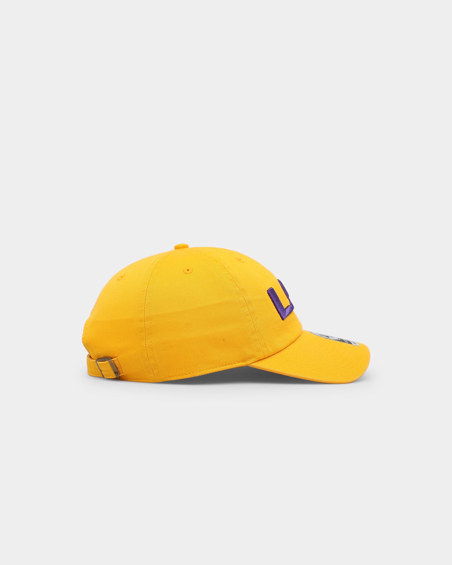 47 Brand Louisiana State Tigers LSU '47 Clean Up Strapback Gold Adjustable Hat - Official NCAA College Baseball & Football Fan Gear for Men & Women - Perfect for Game Day, Tailgating & Casual Wear