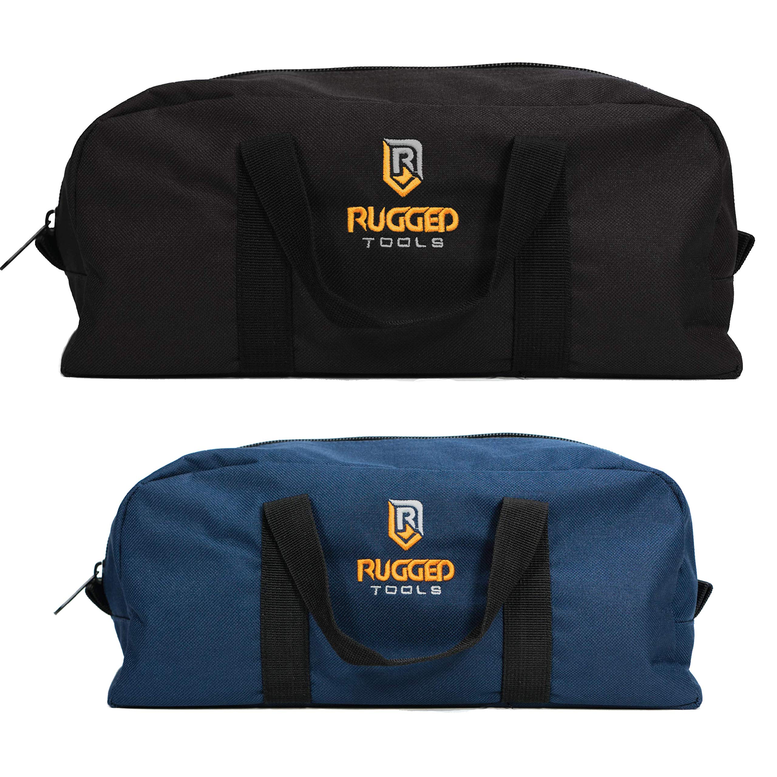 Rugged Tool Bag Combo - Small & Medium Organizer for Electricians, Plumbers, HVAC - Durable Worksite Storage