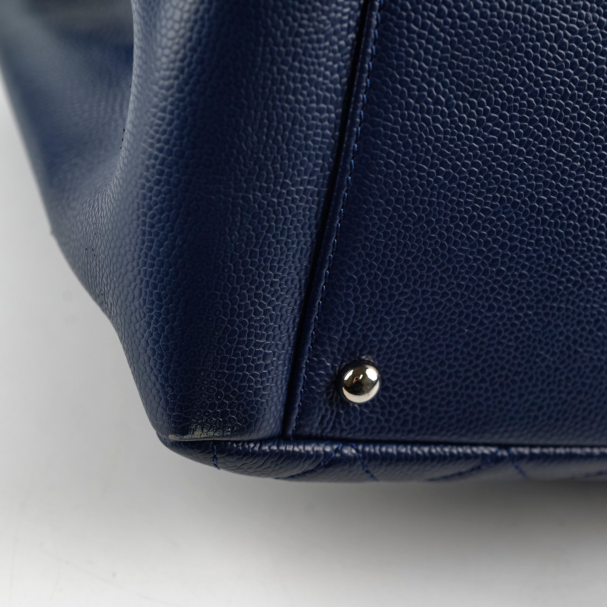 Chanel Caviar GST XL Tote Bag in Navy Blue - Luxury Designer Handbag for Women, Perfect for Work, Travel & Everyday Use