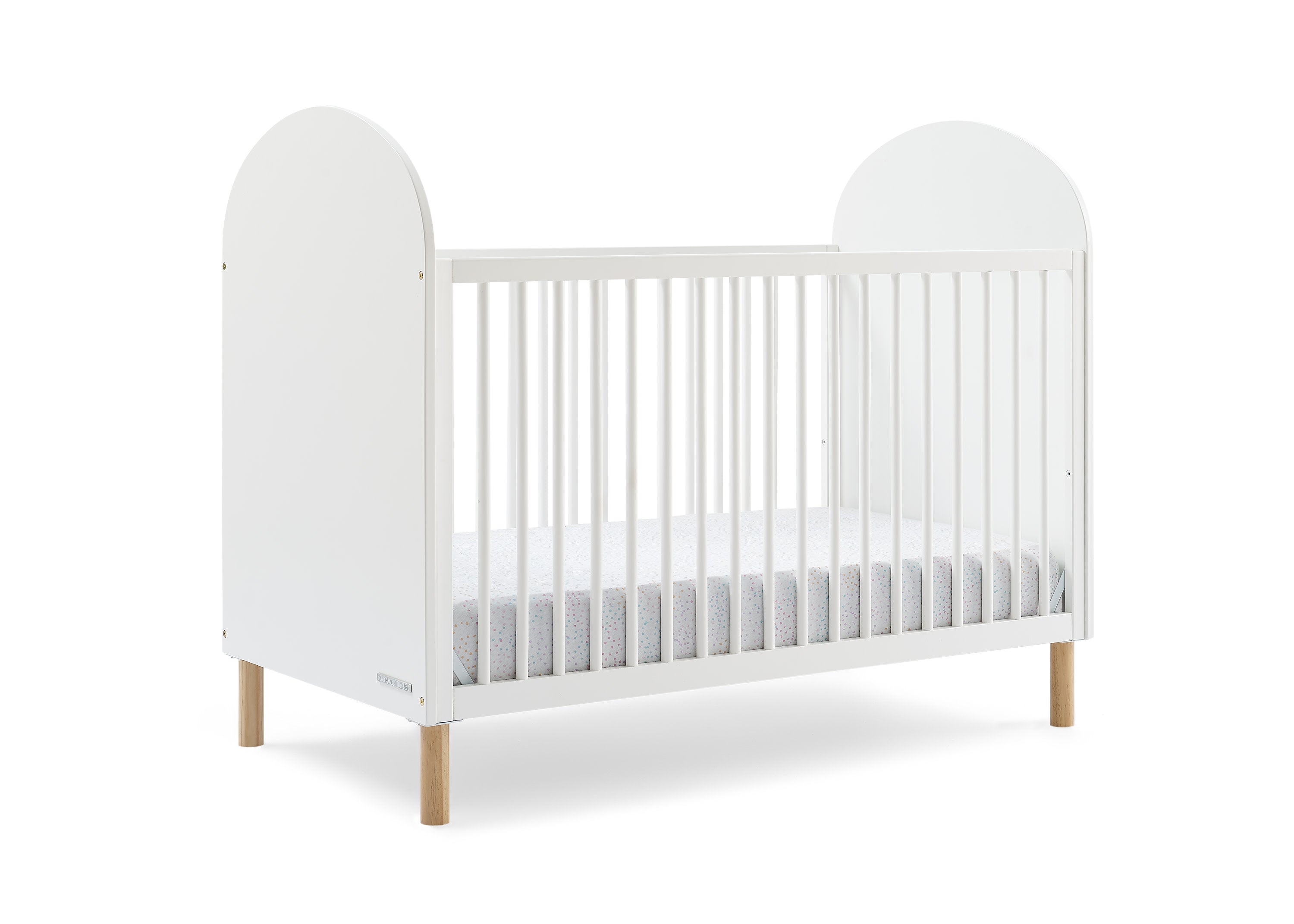 Reese 4-in-1 Convertible Baby Crib - Toddler Bed, Daybed & Full-Size Bed | Safe & Stylish Nursery Furniture for Newborns to Teens | Perfect for Small Spaces & Growing Families