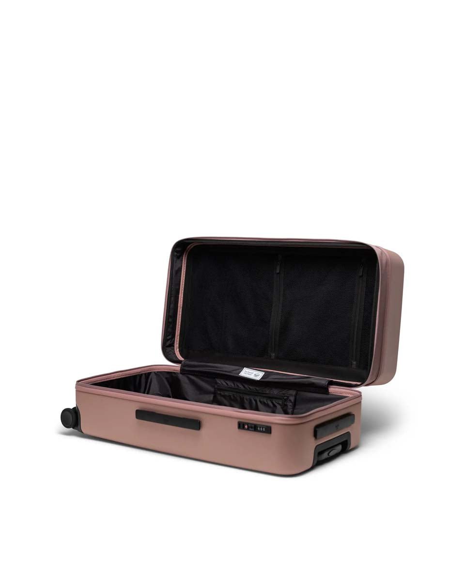 Herschel Heritage Hardshell Large Expandable Luggage - Ash Rose | Durable Spinner Suitcase for Travel, Business Trips & Vacations
