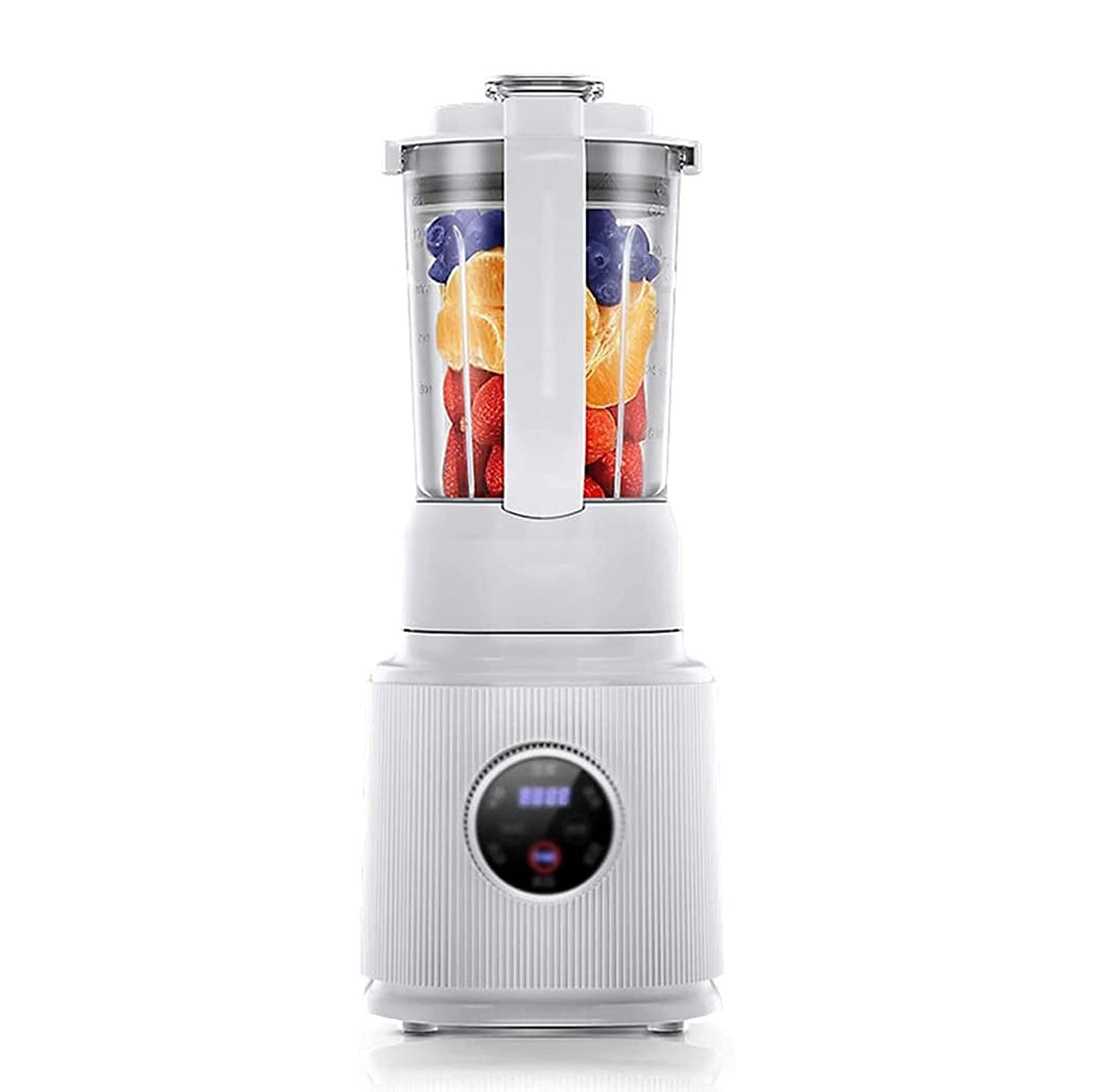 Professional 800-Watt Countertop Blender with Total Crushing Pitcher & Travel Cups - Perfect for Smoothies, Frozen Drinks & Meal Prep - Durable Striped Design with Non-Slip Foot Pads for Home & Commercial Kitchens